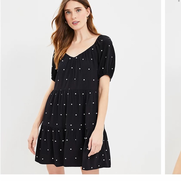 LOFT Dresses & Skirts - Loft Polka Dot swing dress XXL TALL